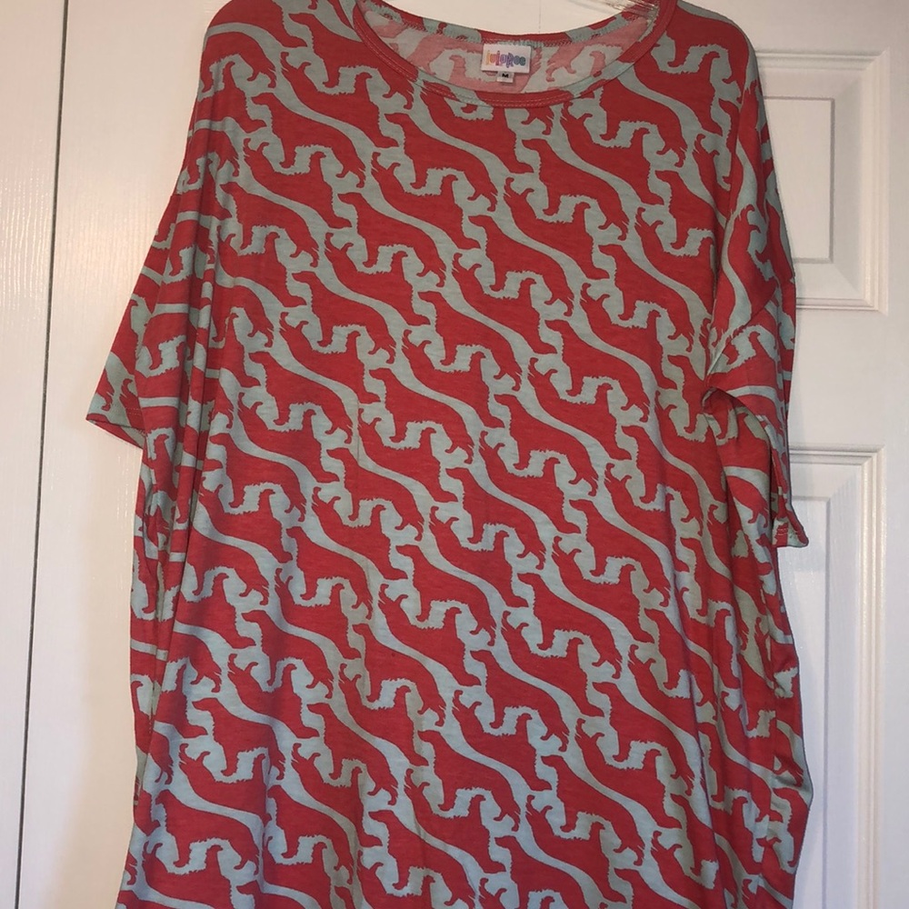 EUC LulaRoe Irma med DOGS!